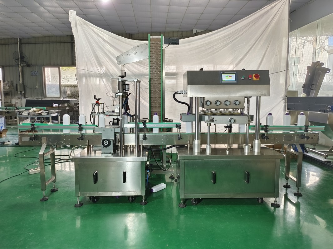 ПЛК-управляемая капсулирующая машина для нижних крышек манипуляторов в повседневной химической промышленности