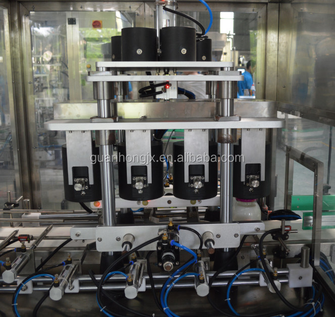 Полностью автоматическая линейная крышка для металлических бутылок с нитями