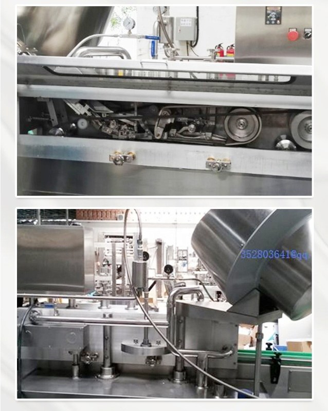 Три типа крышек Паровая вакуумная уплотнительная машина для стеклянных бутылок и невинтовых крышек